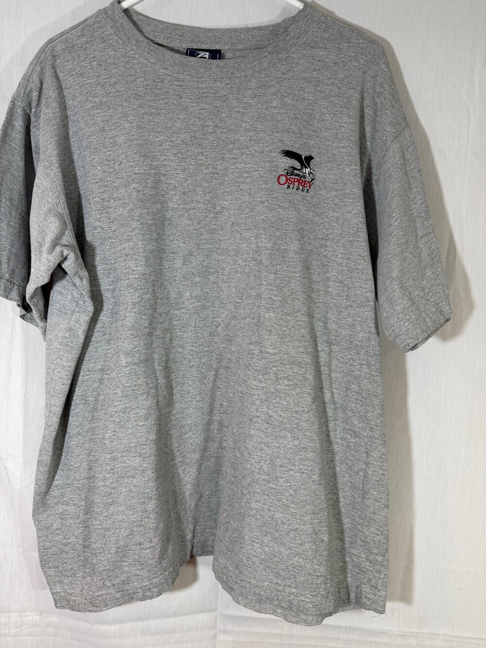 Vintage Disney Golf Collection Osprey Ridge Polo Gray Shirt Size L